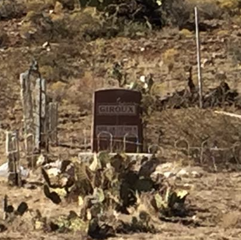 Giroux gravestone